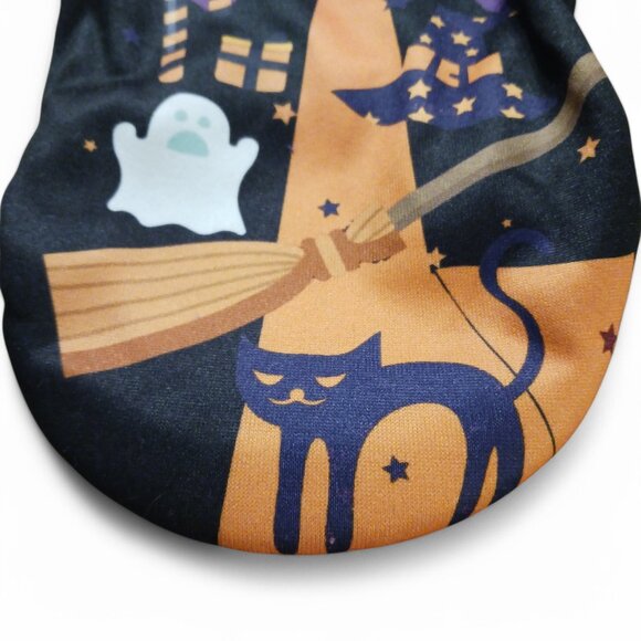 New Halloween Pumpkin Costume -Thermal Fleece Hoodie for Small Dogs Toy Dog. - Picture 5 of 12